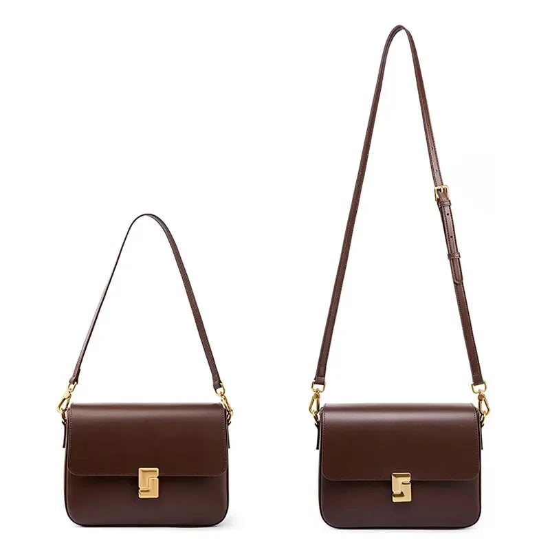 Haven & Loom Timeless Flap Bag - Deep Brown